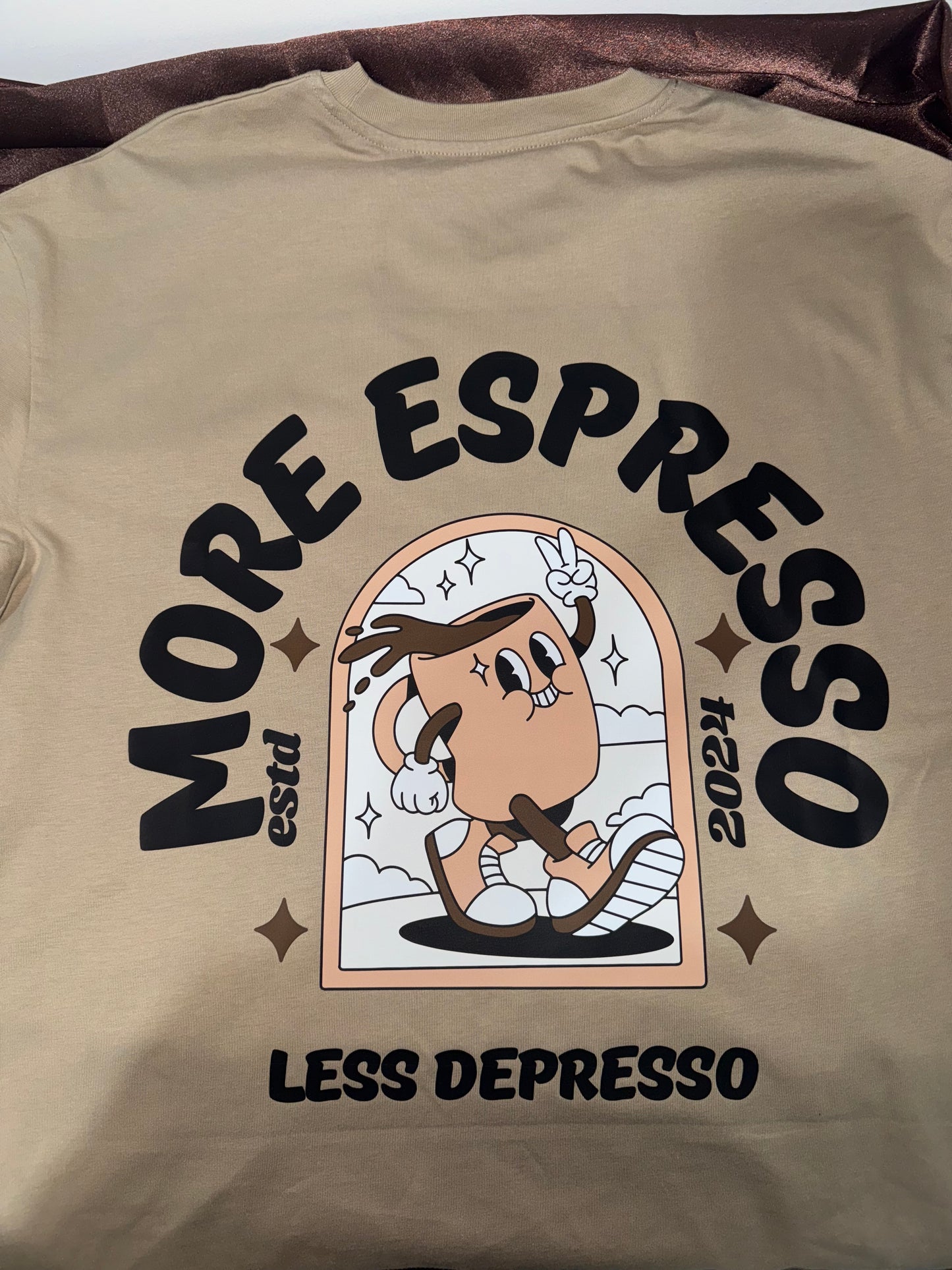 'More espresso less depresso' T-shirt