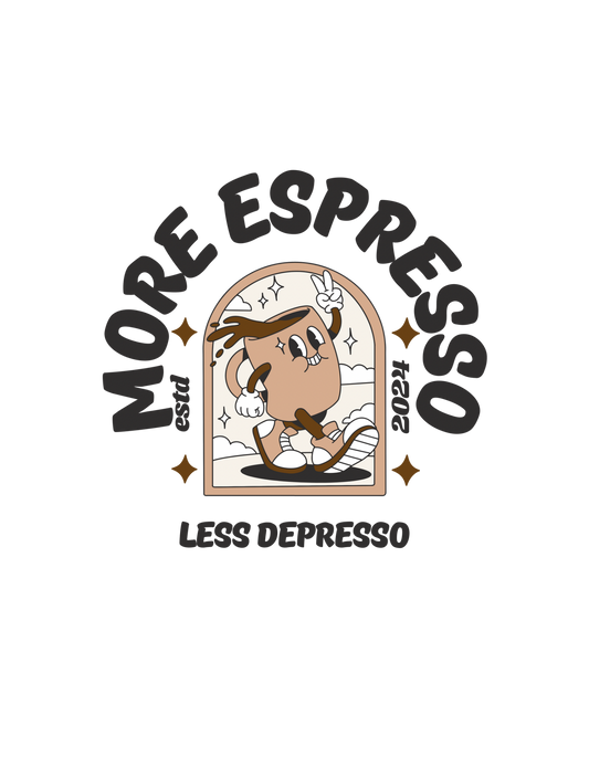 'More espresso less depresso' Sweatshirt